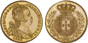 D. João VI - Ouro - Meia Peça 1822; (6+3) ... 