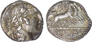 Roman - Republic - Vibia - Denarius; C. ... 
