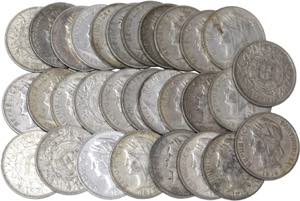 República - Lote (30 moedas) - 0$50 1912 ... 
