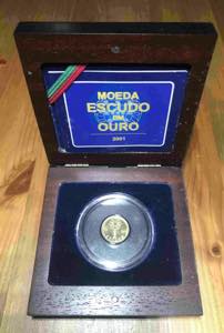 Portugal - Republic - Gold - 1 Escudo 2001; ... 