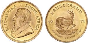 South Africa - Gold - Krugerrand 1971; KM.73 ... 