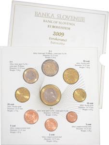 Eslovénia - Emissão de moedas correntes do ... 