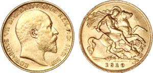 United Kingdom - Gold - 1/2 Sovereign 1910; ... 