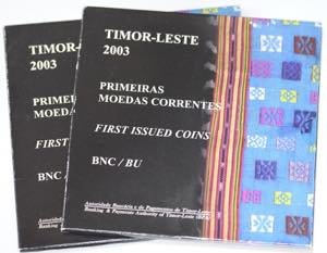 Timor-Leste - moedas correntes de Timor ... 