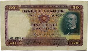 Paper Money - Banco de Portugal - 50 Escudos ... 