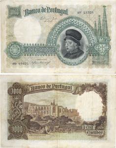 Paper Money - Banco de Portugal - 1000 ... 