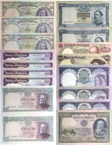 Paper Money - Banco de Portugal - Lot (18 ... 