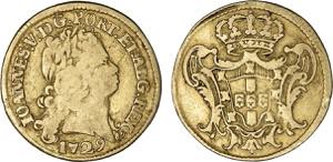 D. João V - Ouro - Escudo 1729; G.117.08, ... 