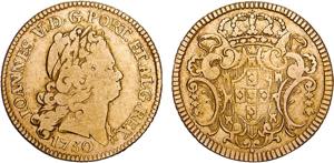 D. João V - Ouro - Escudo 1730; G.117.09, ... 
