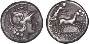 Roman - Republic - Early Denarius (c. ... 