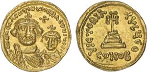 Bizantinas - Heráclio (610-641) - Ouro - ... 