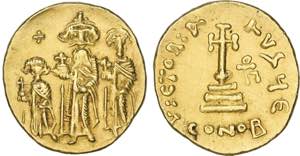 Bizantinas - Heráclio (610-641) - Ouro - ... 