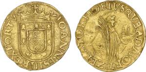 D. João III - Ouro - Meio São Vicente; ... 
