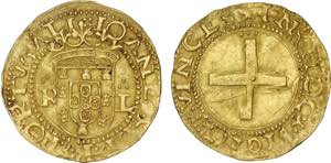 D. João III - Ouro - Cruzado; R-L (3 pontos ... 