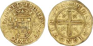 D. Filipe II - Ouro - 4 Cruzados; L IIII-B; ... 