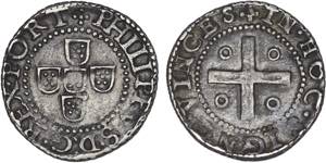 D. Filipe II - Meio Tostão; PORT; G.03.06; ... 