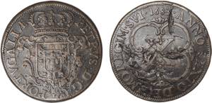 D. Pedro Príncipe Regente - X Réis 1683; ... 
