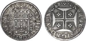 D. Pedro II - Cruzado 1687; G.73.02; lindo ... 