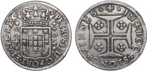 D. Pedro II - Cruzado Novo 1704; G.79.03; MBC