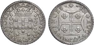 D. Pedro II - Cruzado Novo 1705; G.79.06; ... 