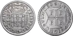 D. Pedro II - Cruzado Novo 1690; P; G.90.01; ... 