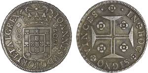 D. João V - Cruzado Novo 1707; G.78.02; MBC-