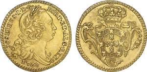 D. José I - Ouro - Escudo 1768-J; Rara ... 