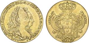 D. Maria I e D. Pedro III - Ouro - Meio ... 