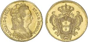 D. Maria I - Ouro - Peça 1799 R; G.33.18, ... 