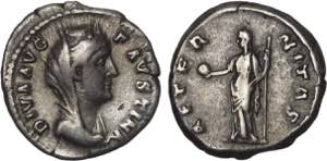 Roman - Antoninus Pius in honour of Diva ... 