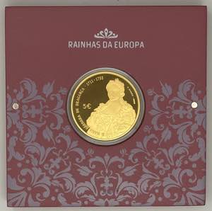Portugal - Republic - Gold - Rainhas da ... 