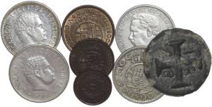 Guinea / India / Mozambique - Lot (8 coins) ... 