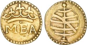 India - D. Manuel I (1495-1521) - Gold - 1/2 ... 