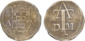 India - D. Filipe III (1621-1640) - 2 Tangas ... 