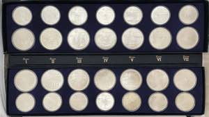 Canadá - Prata - 28 moedas - XXI Olympiade ... 