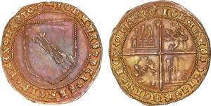 Espanha - D. Juan II (1406-1454) - Ouro - ... 