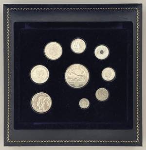 Spain - Silver - 9 coins - Real Casa de la ... 