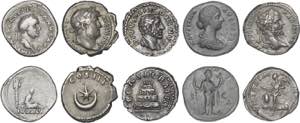 Romanas - Império - Lote (5 moedas) - ... 