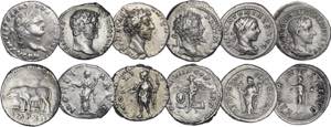 Romanas - Império - Lote (6 moedas) - ... 