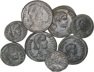 Romanas - Império - Lote (8 moedas) - Cent. ... 