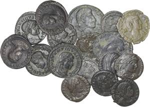Roman - Empire - Lot (17 coins) - Follis, ... 