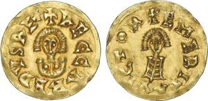 Visigodas - Recaredo I (586-601) - Ouro - ... 