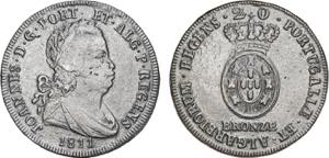 D. João Príncipe Regente - 20 Réis 1811; ... 