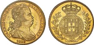 D. João VI - Ouro - Peça 1823; (8+1) ... 