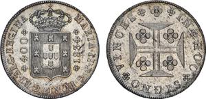 D. Maria II - Cruzado Novo 1834; G.16.02; MBC