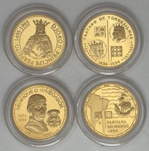 Portugal - Republic - Gold - 4 coins - ... 