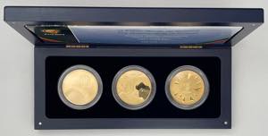 República - Ouro - 3 moedas - Euro 2004 ... 