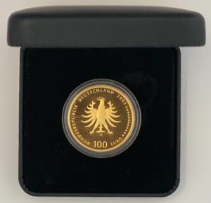 Alemanha - Ouro - 100 Euro, 2003; com ... 