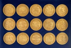 Medalhas - Europa - Ouro - 15 medalhas - ... 