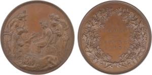 Medals - Cobre - 1862 - Wyon - 1862 Londini ... 